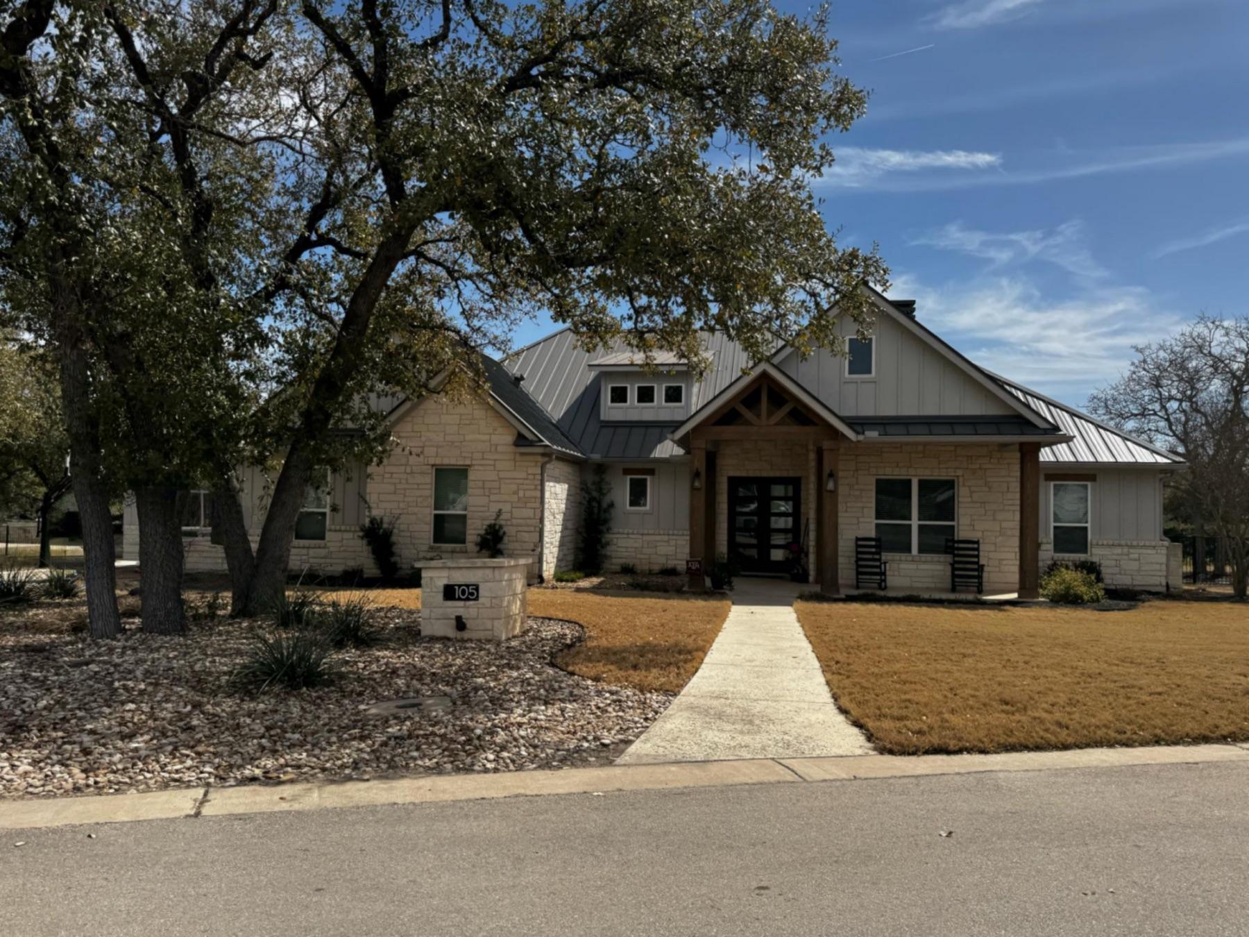 maravilla georgetown one story home metal roof