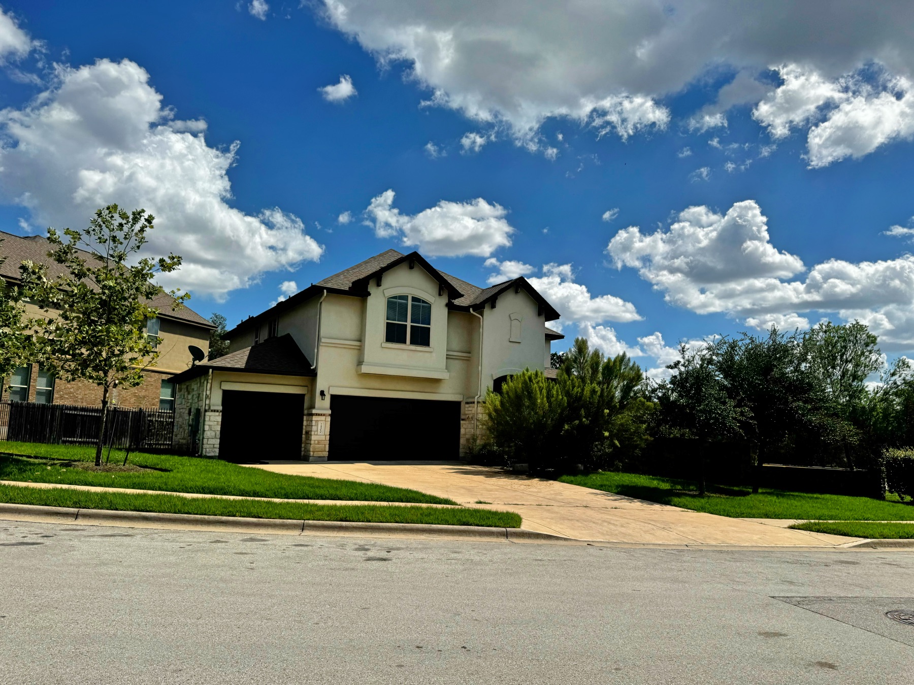 home on corner lot Reserve at Brushy Creek Cedar Park