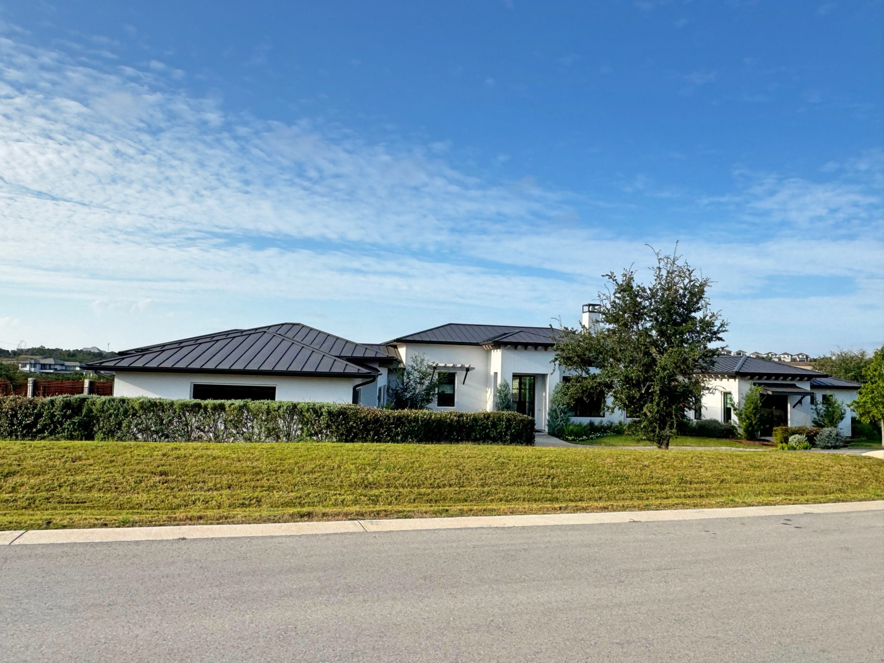 luxury one story home Madrone Canyon Austin TX