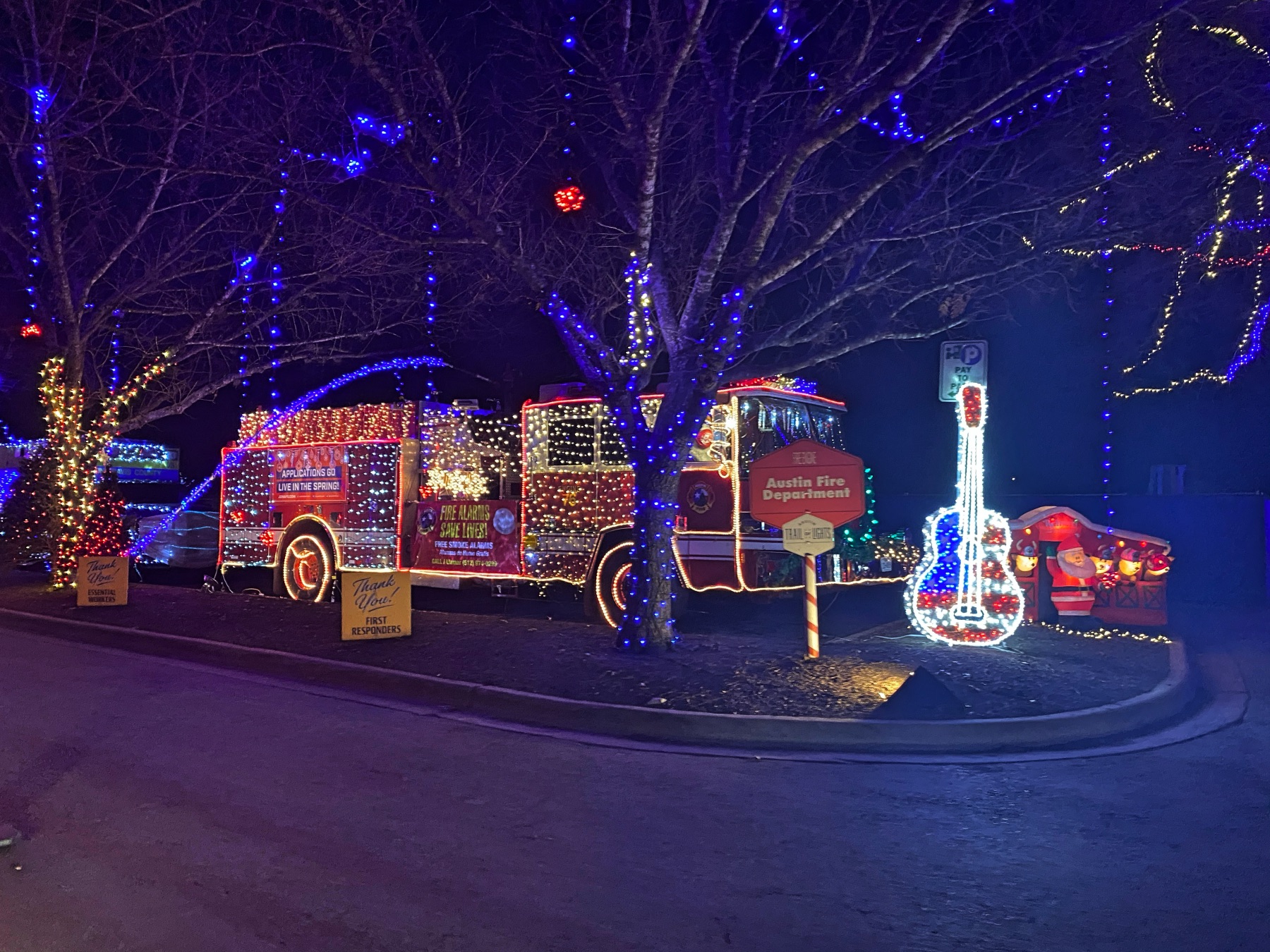 Austin Trail of Lights Zilker Park