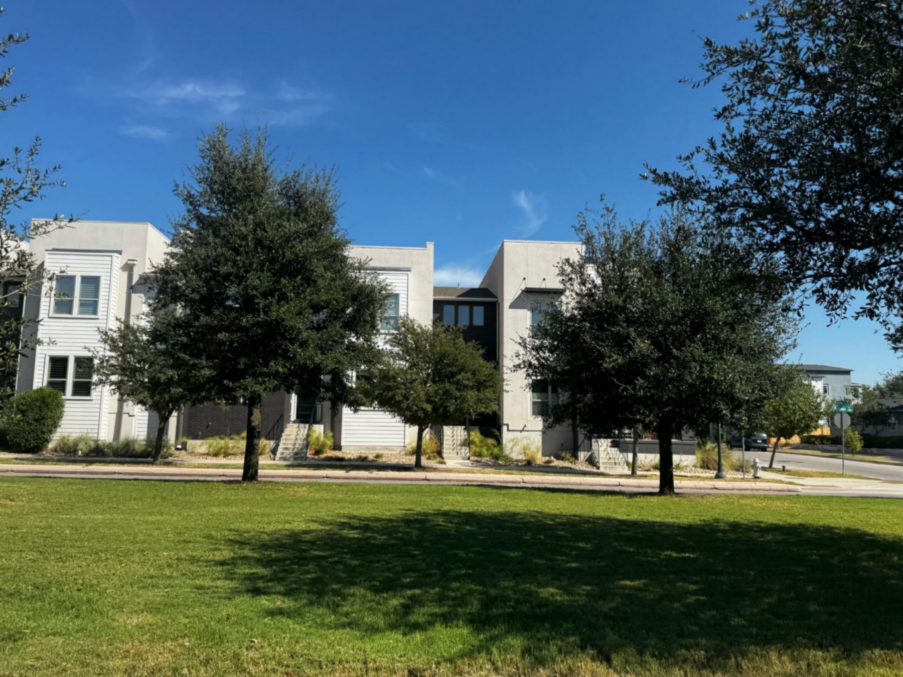 Mueller modern row homes Austin