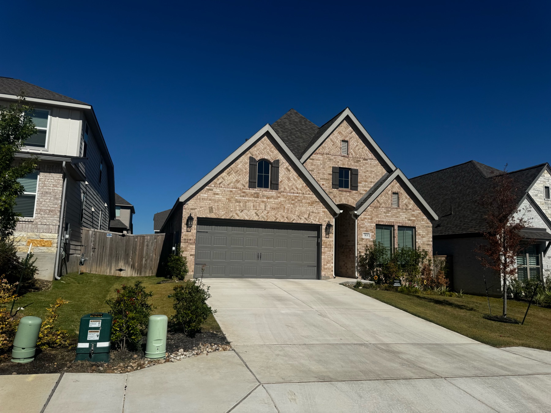 Patterson Ranch one story home Georgetown