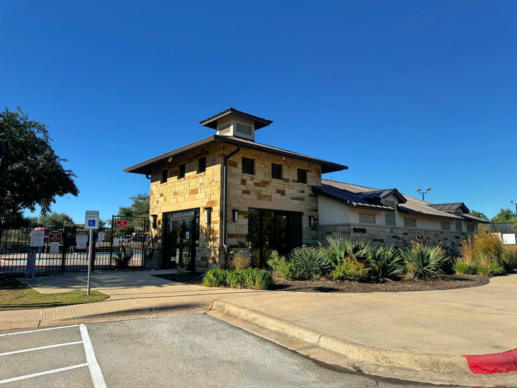 Pearson Place community center and pool in Austin TX 78717