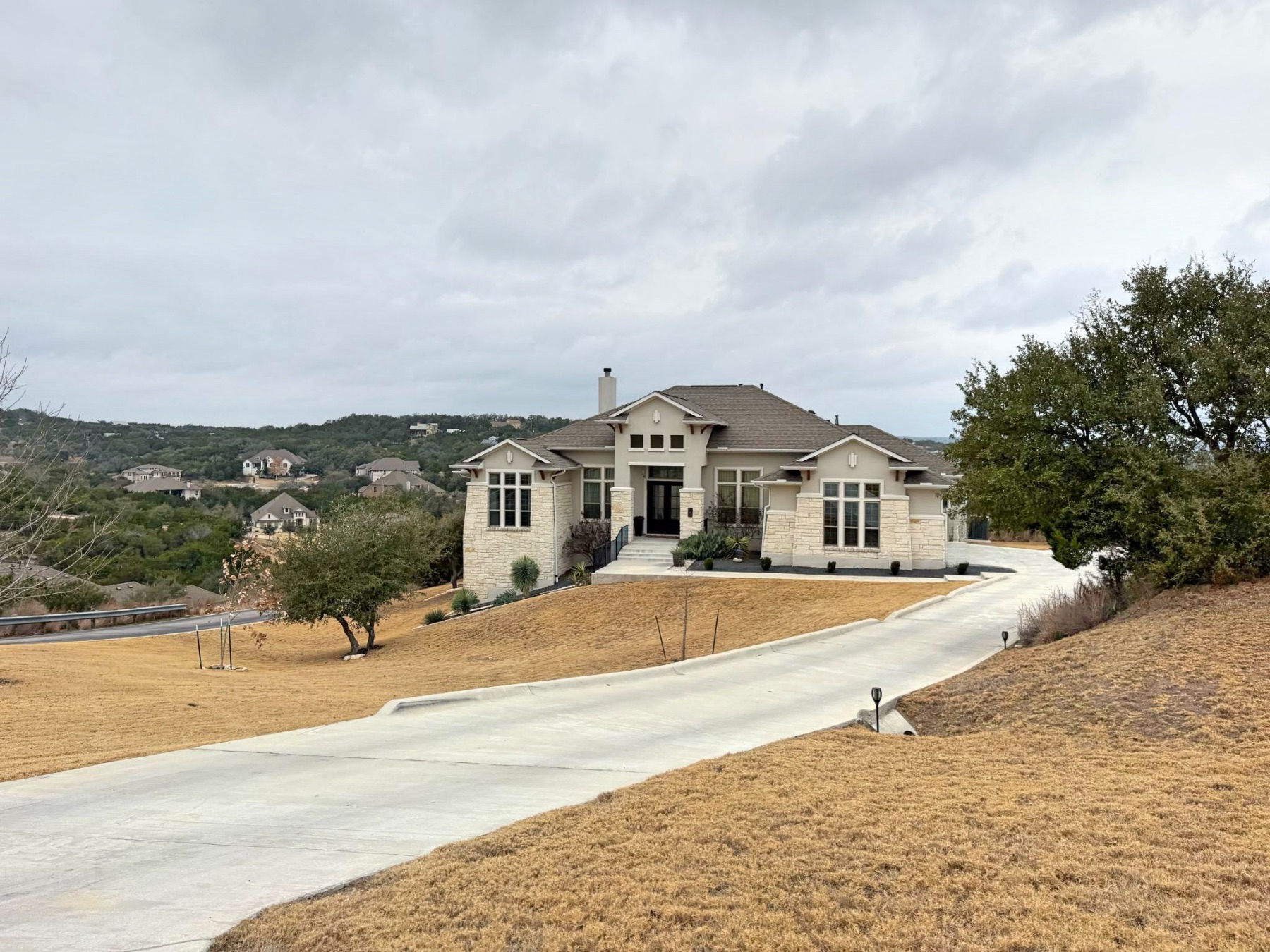 Saratoga Hills Austin TX 78737 single-story luxury acreage home for sale