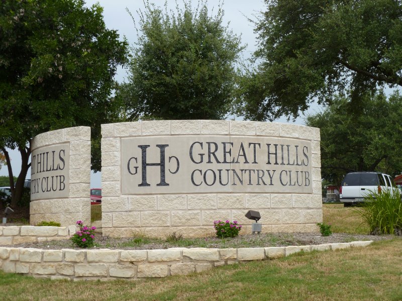 Austin country club neighborhoods great hills