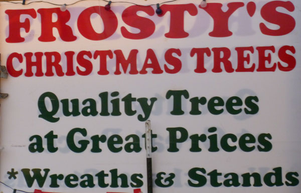 South Austin Christmas trees