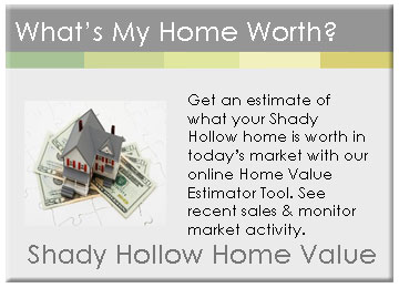 shady hollow home values