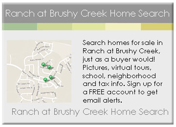 Ranch at Brushy Creek homes for sale