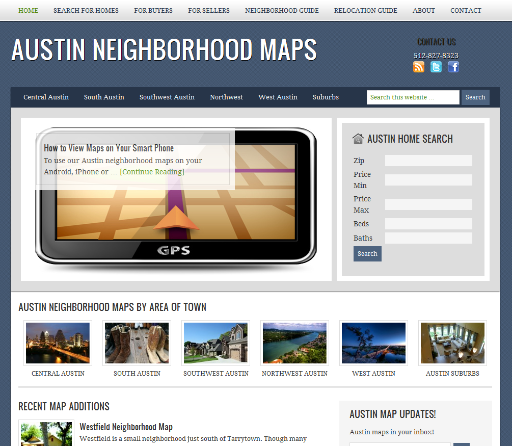 Austin Neighborhood Maps New Website
