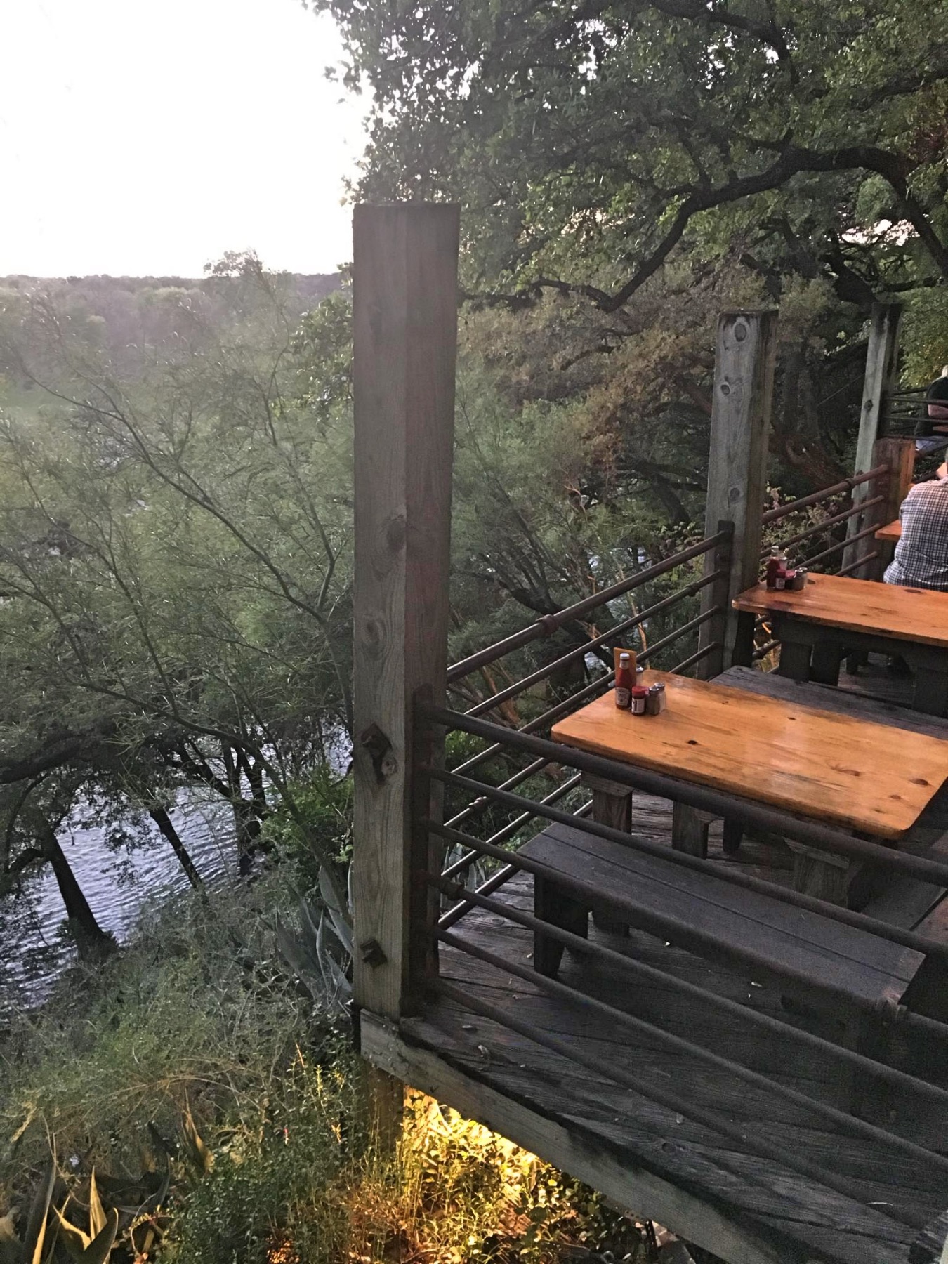 Gristmill Gruene TX waterfront dining