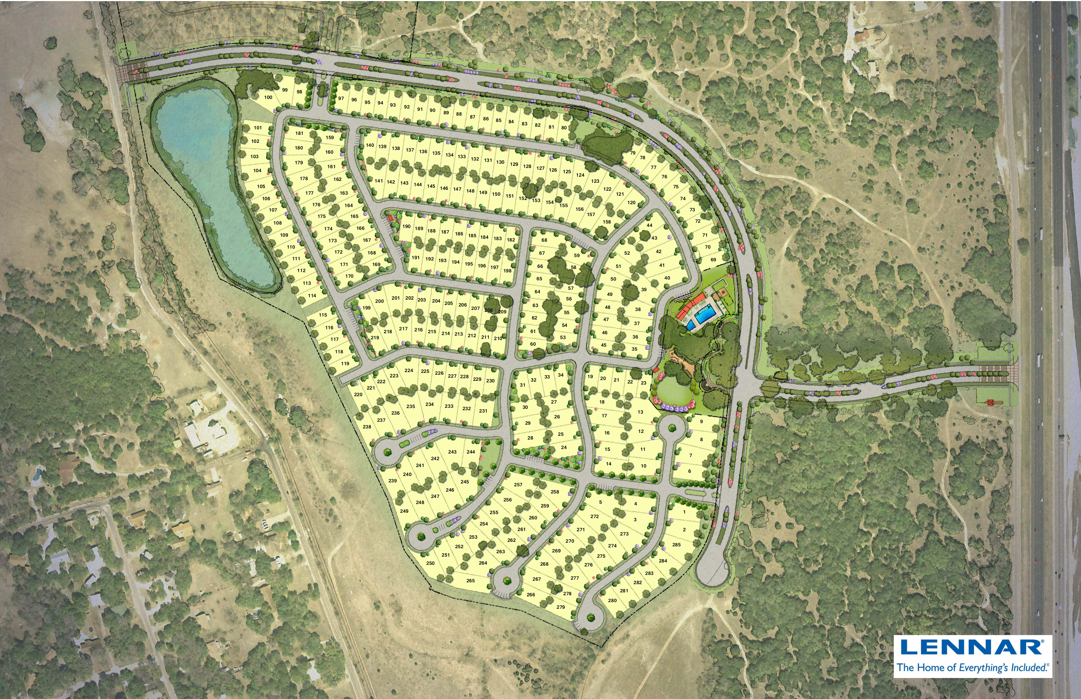 estancia neighborhood plat map