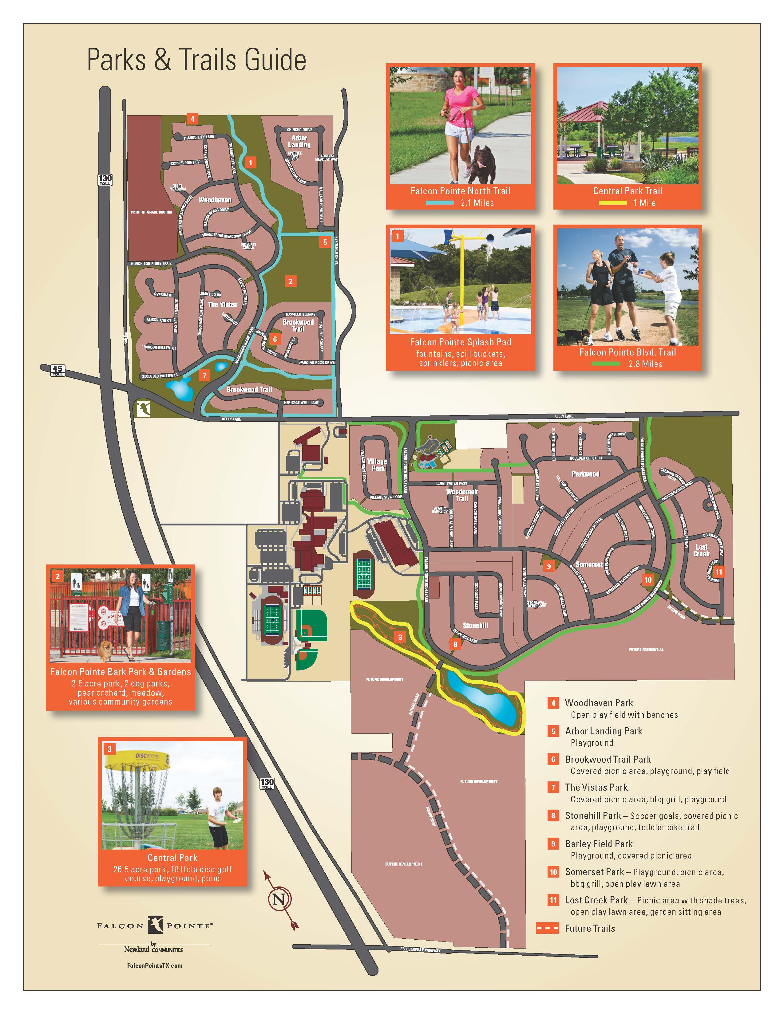 falcon pointe amenity map