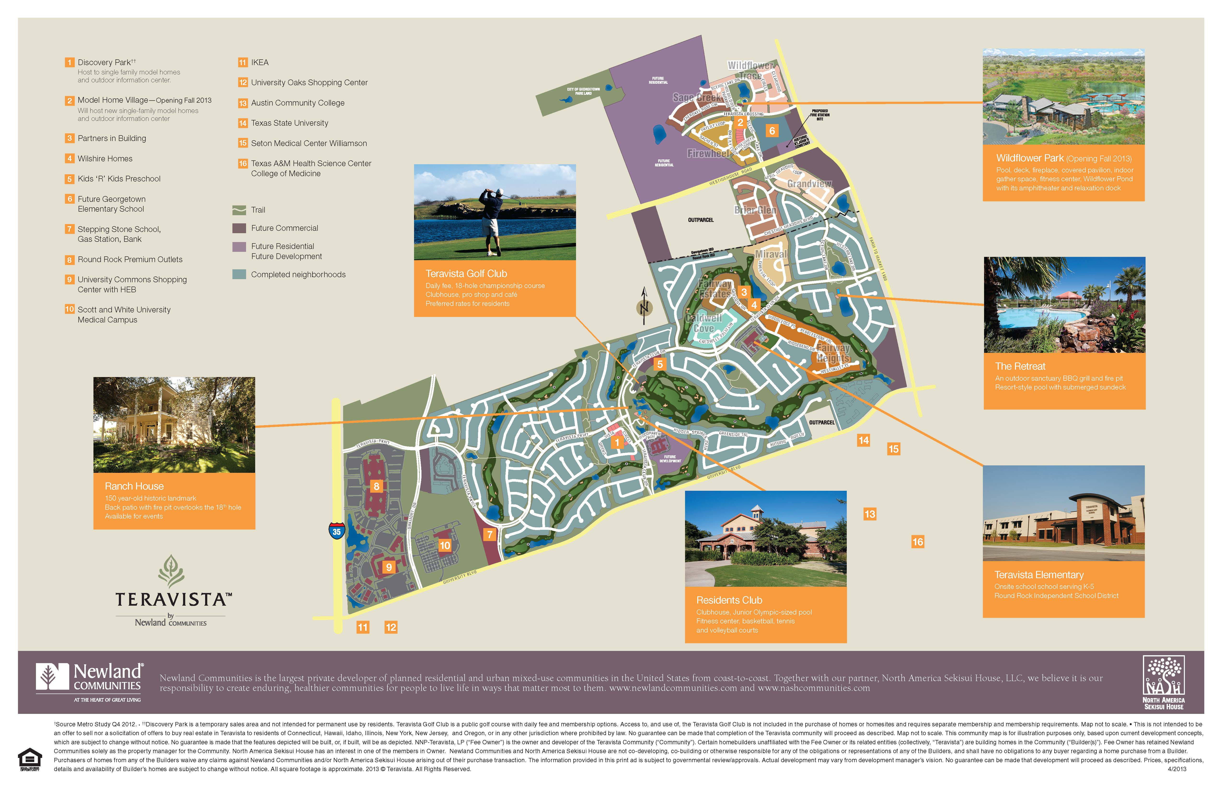 teravista amenity map