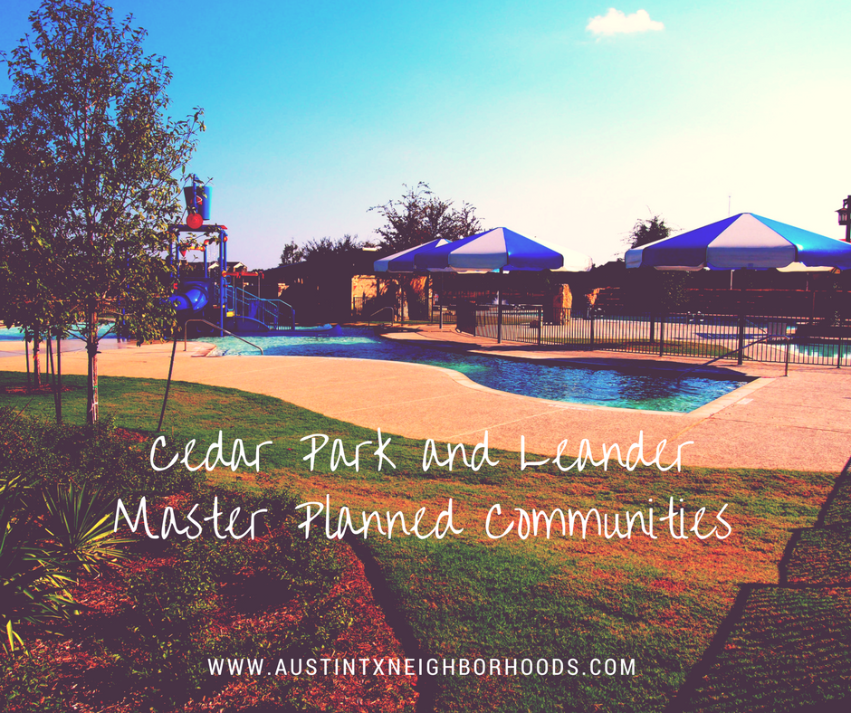 cedar park and leander master planned communities