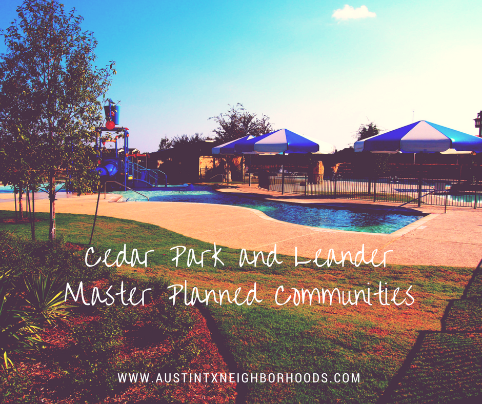 Cedar Park and Leander master planned communities