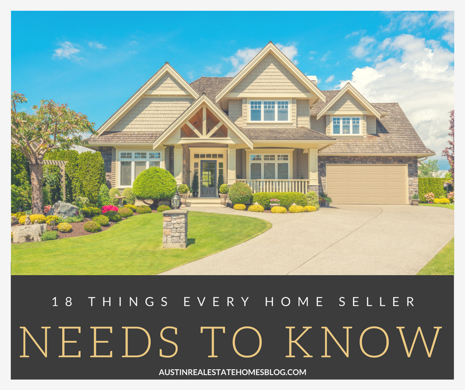 18 things home sellers need to know