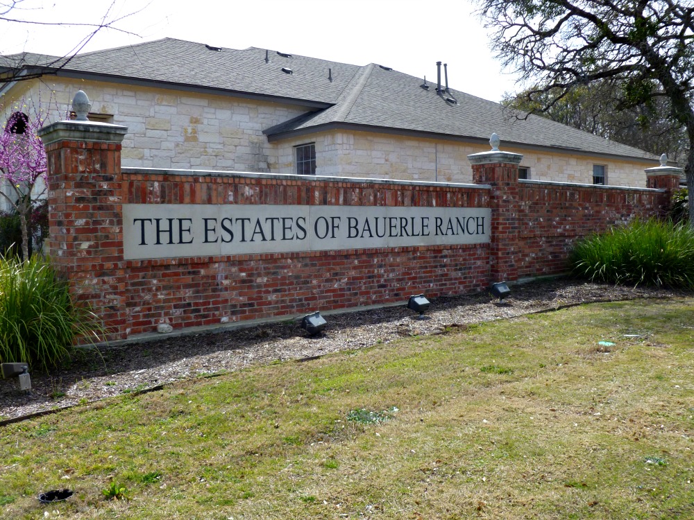 southwest austin neighborhoods lowest property tax rate best schools estates bauerle ranch