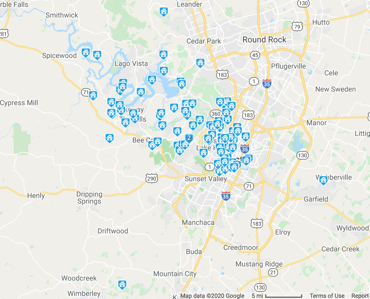 austin luxury home sales February 2020