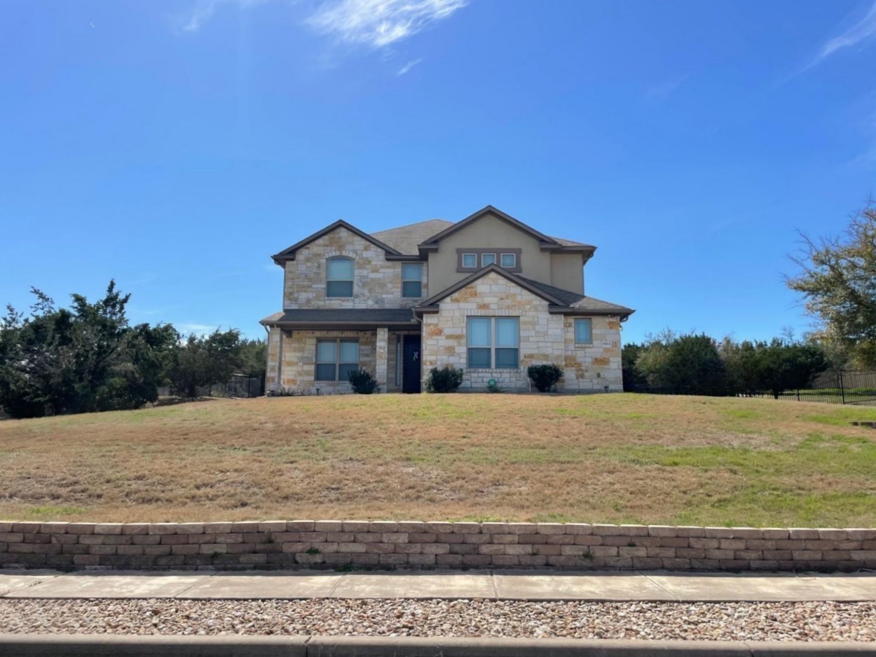 cedar ridge estates home on hill in Austin tx 78737