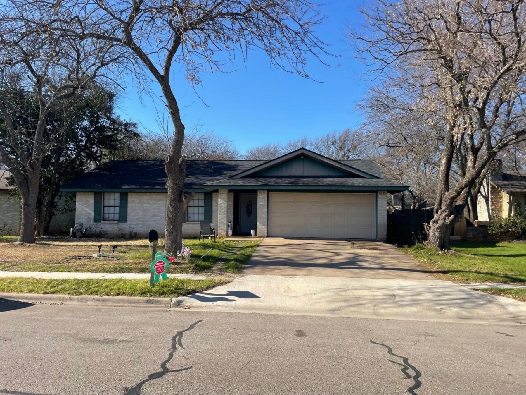 chisholm valley round rock tx one story brick home