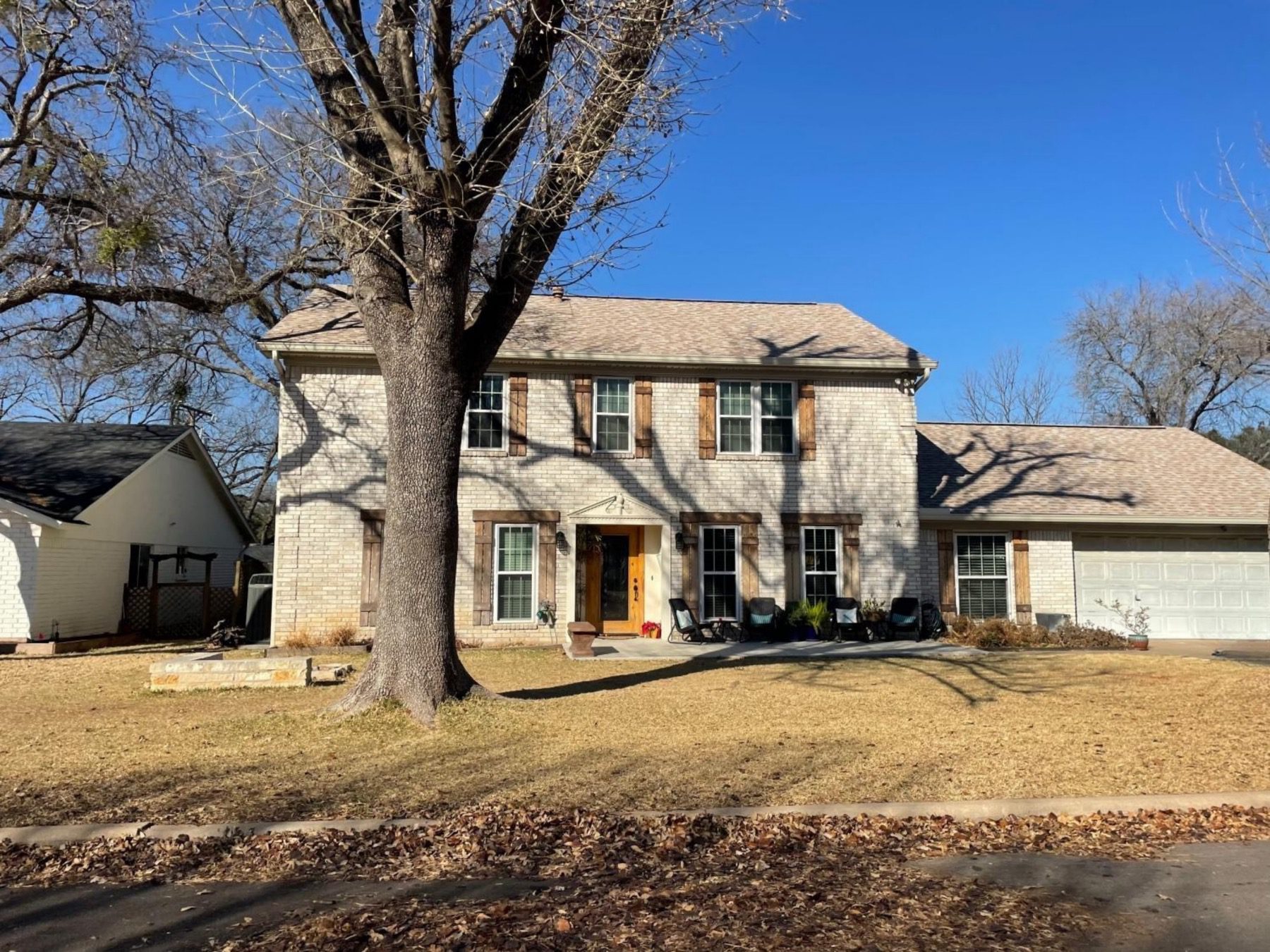 Cimarron two story home with shudders round rock tx