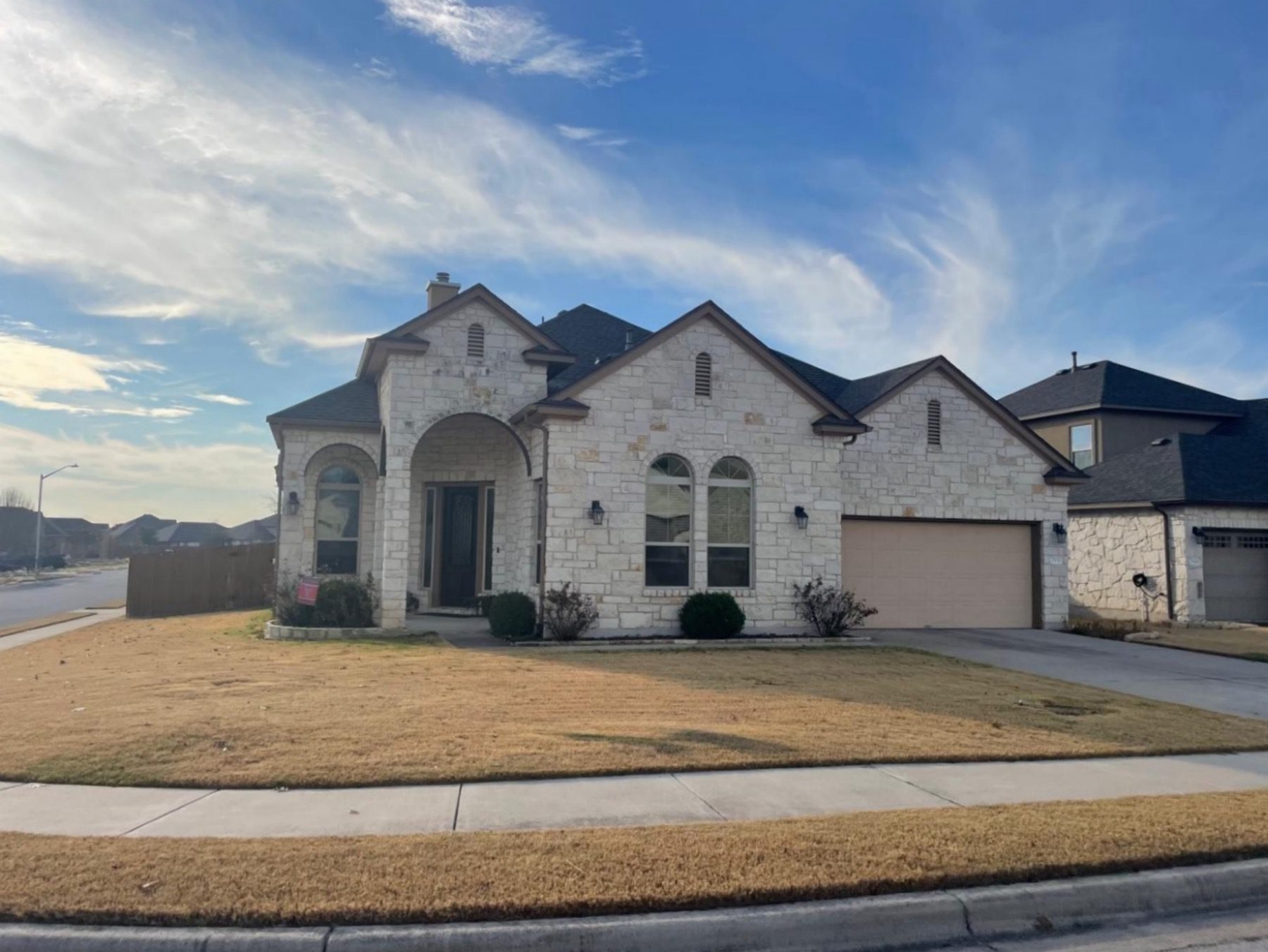 hazlewood leander stone home one story