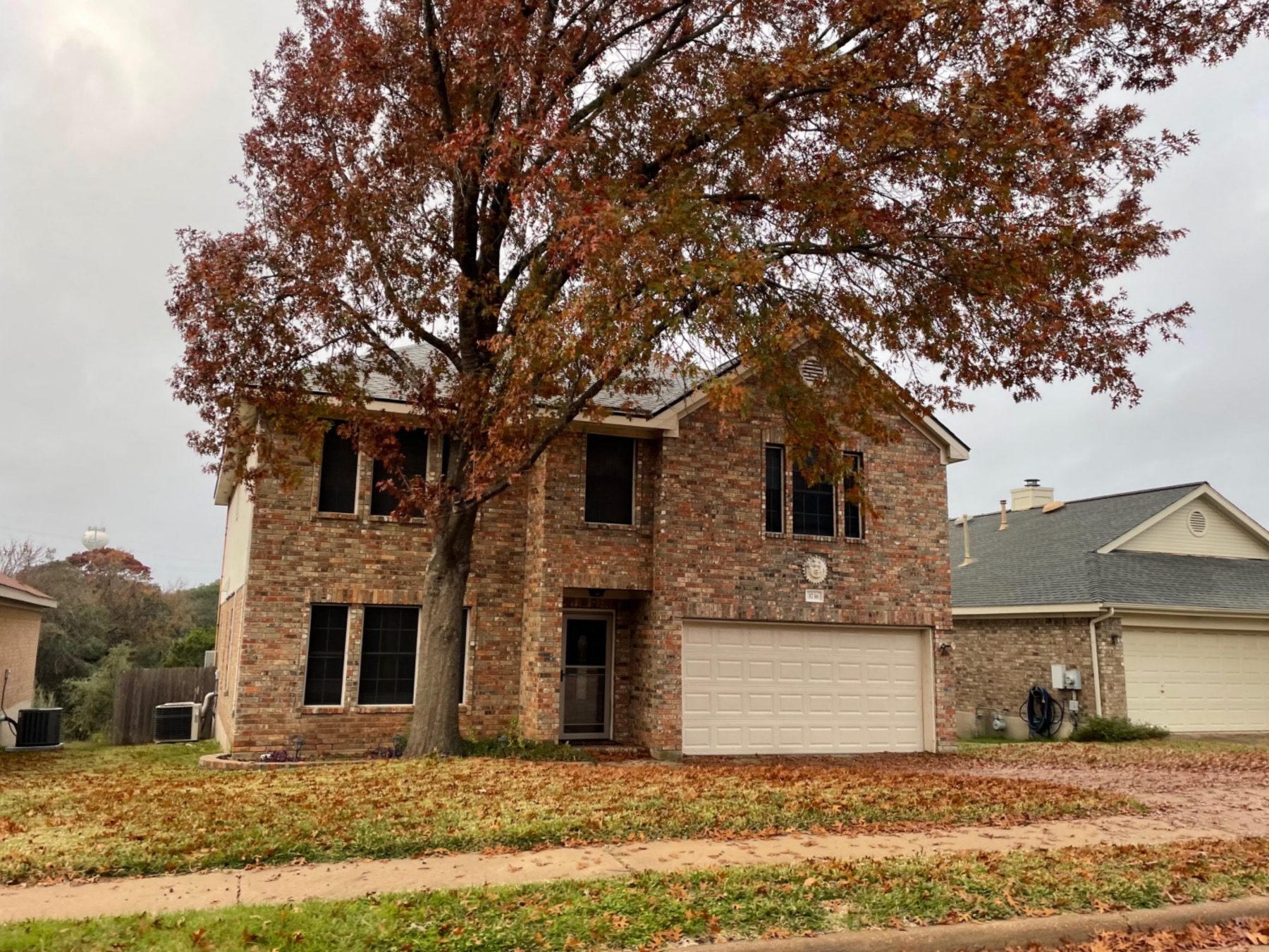 preserve at stone oak round rock two story brick home