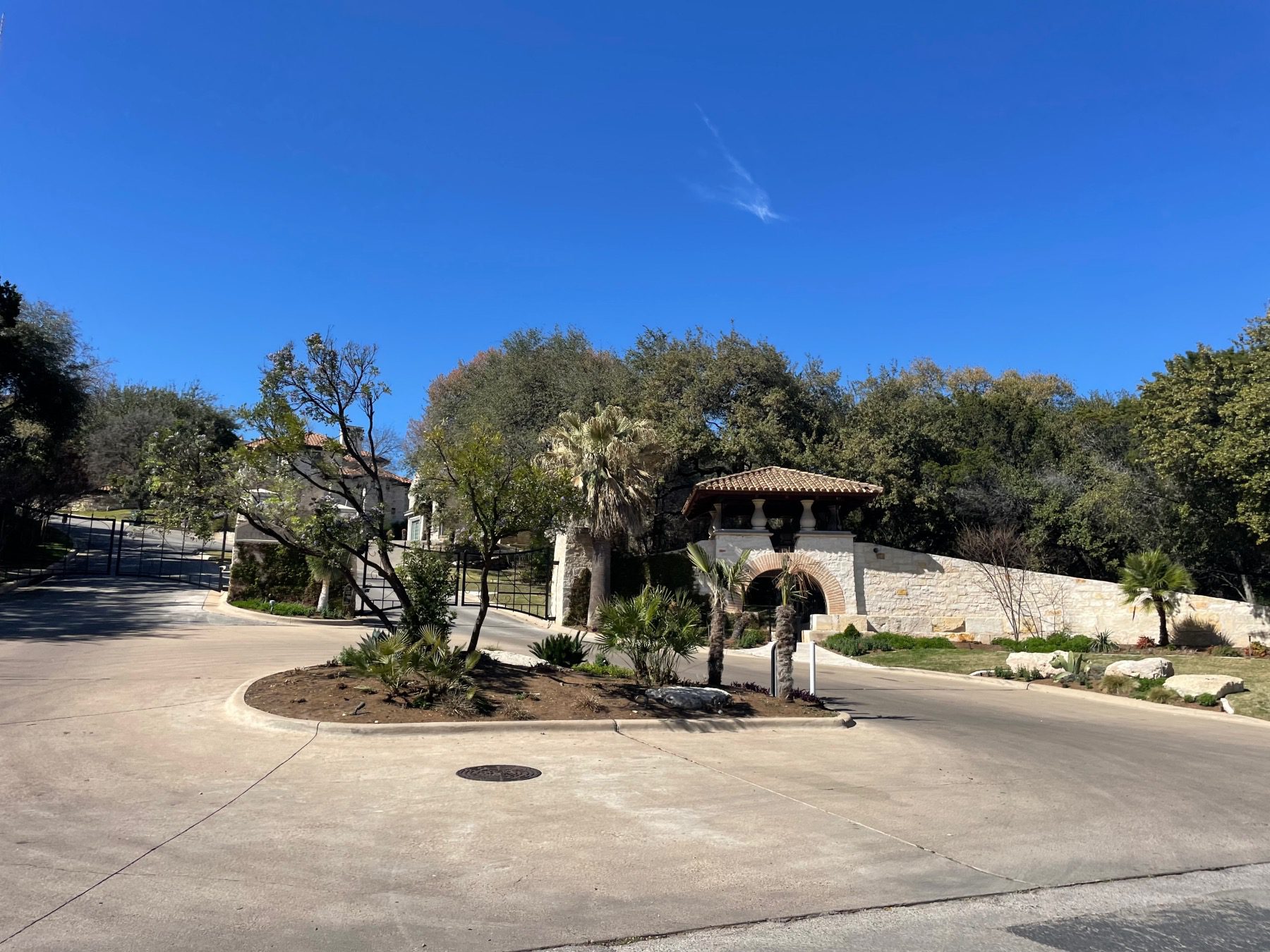 summit at west rim on mt Larson entry gate Austin texas 78746