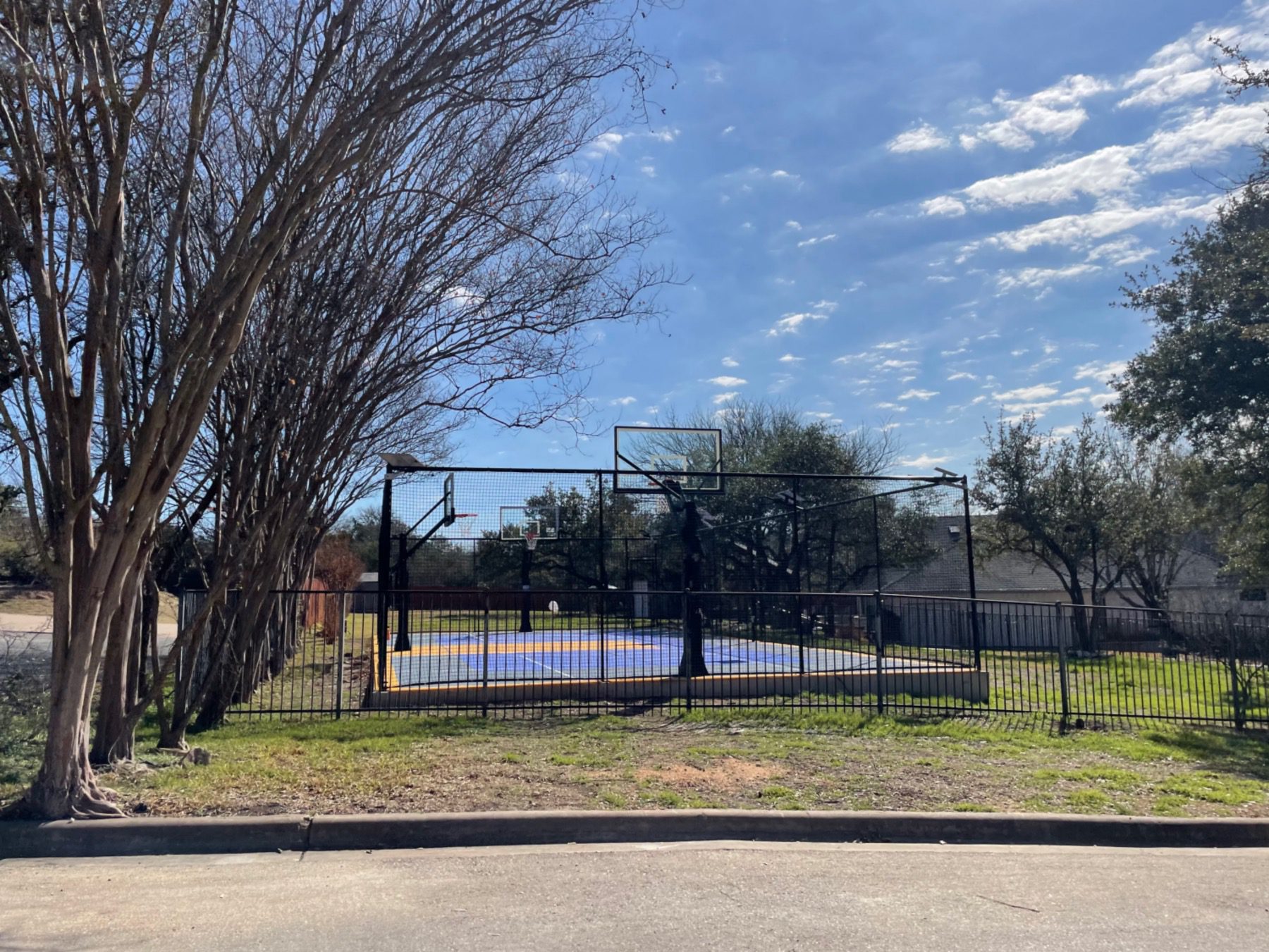 laurel canyon sports court in backyard 78726 Austin