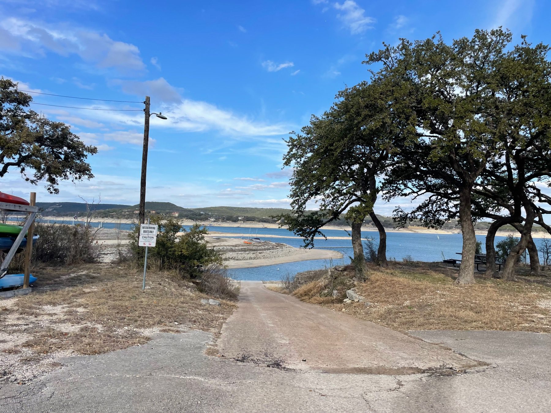 travis landing boat ramp