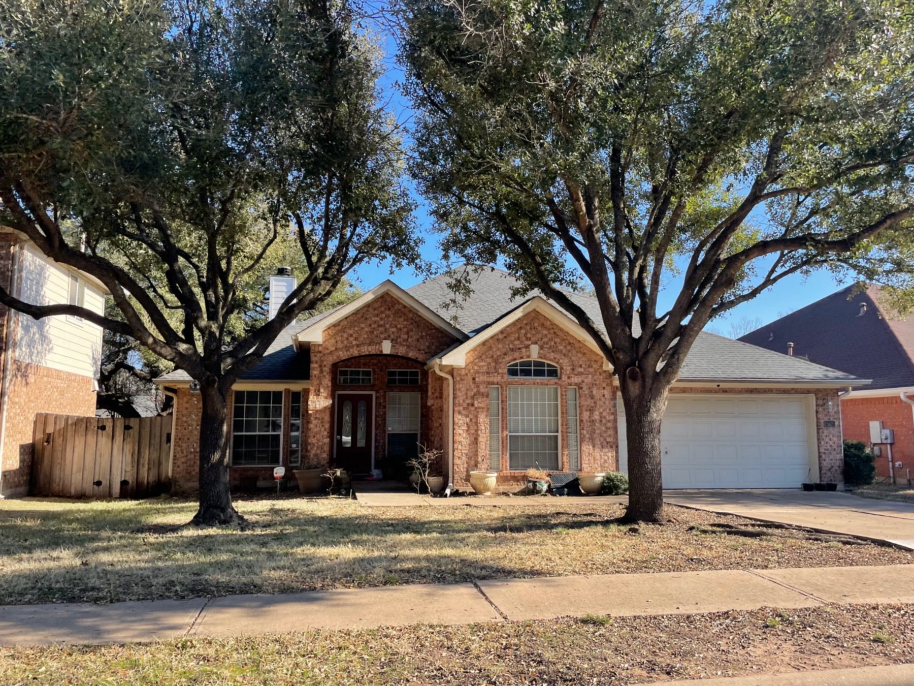 woods of brushy creek Austin 78717 one story home