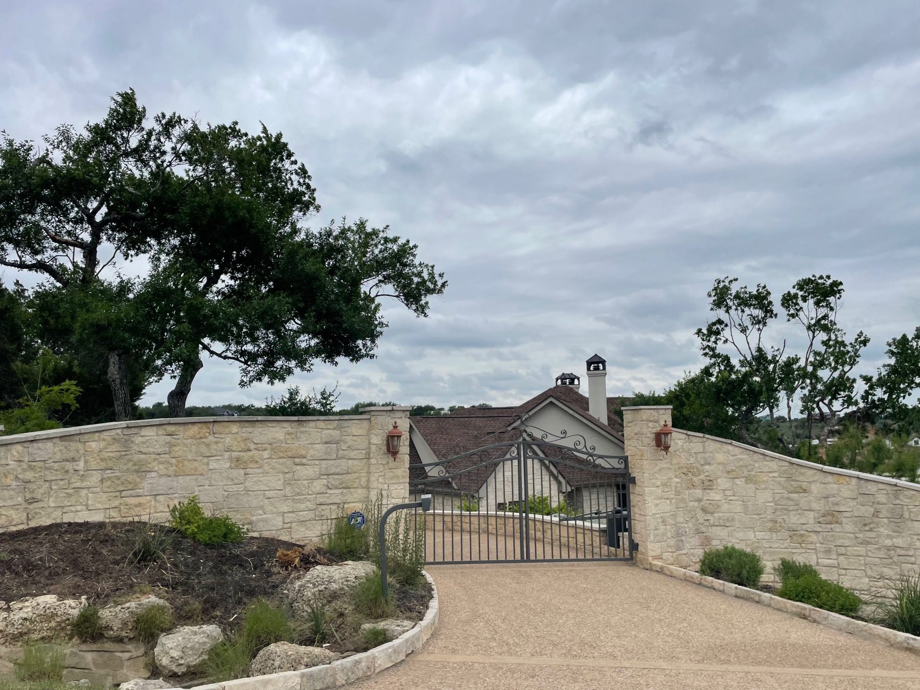 gated home in travis settlement spicewood texas