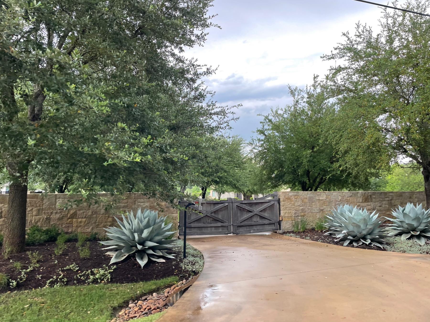 gated luxury home on Lake Austin horseshoe bend estates 78734
