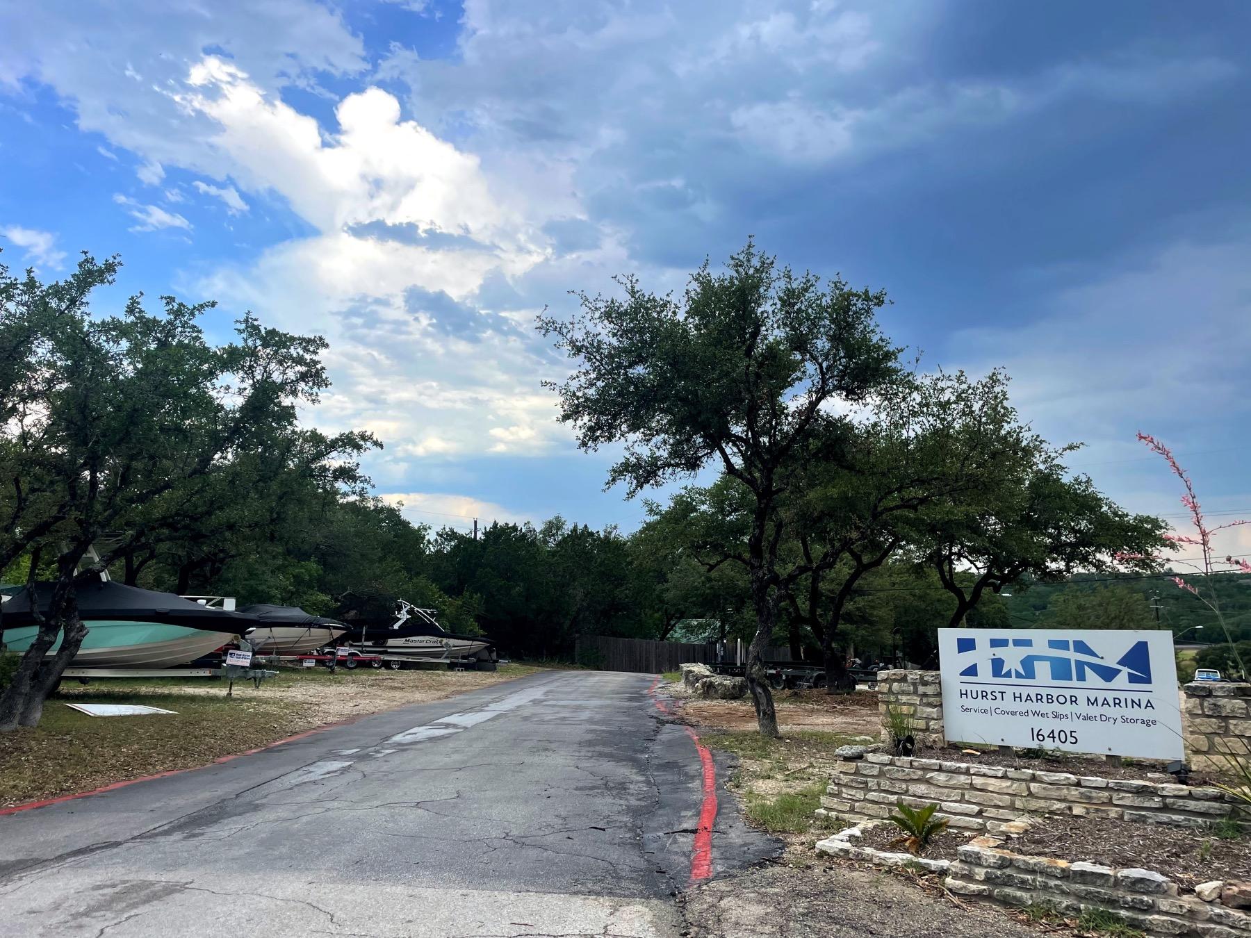 hurst harbor marina entrance round mountain lakeway 78734