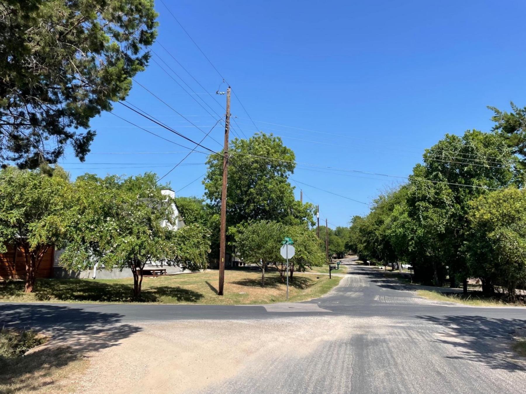 Austin lake hills neighborhood street 78733