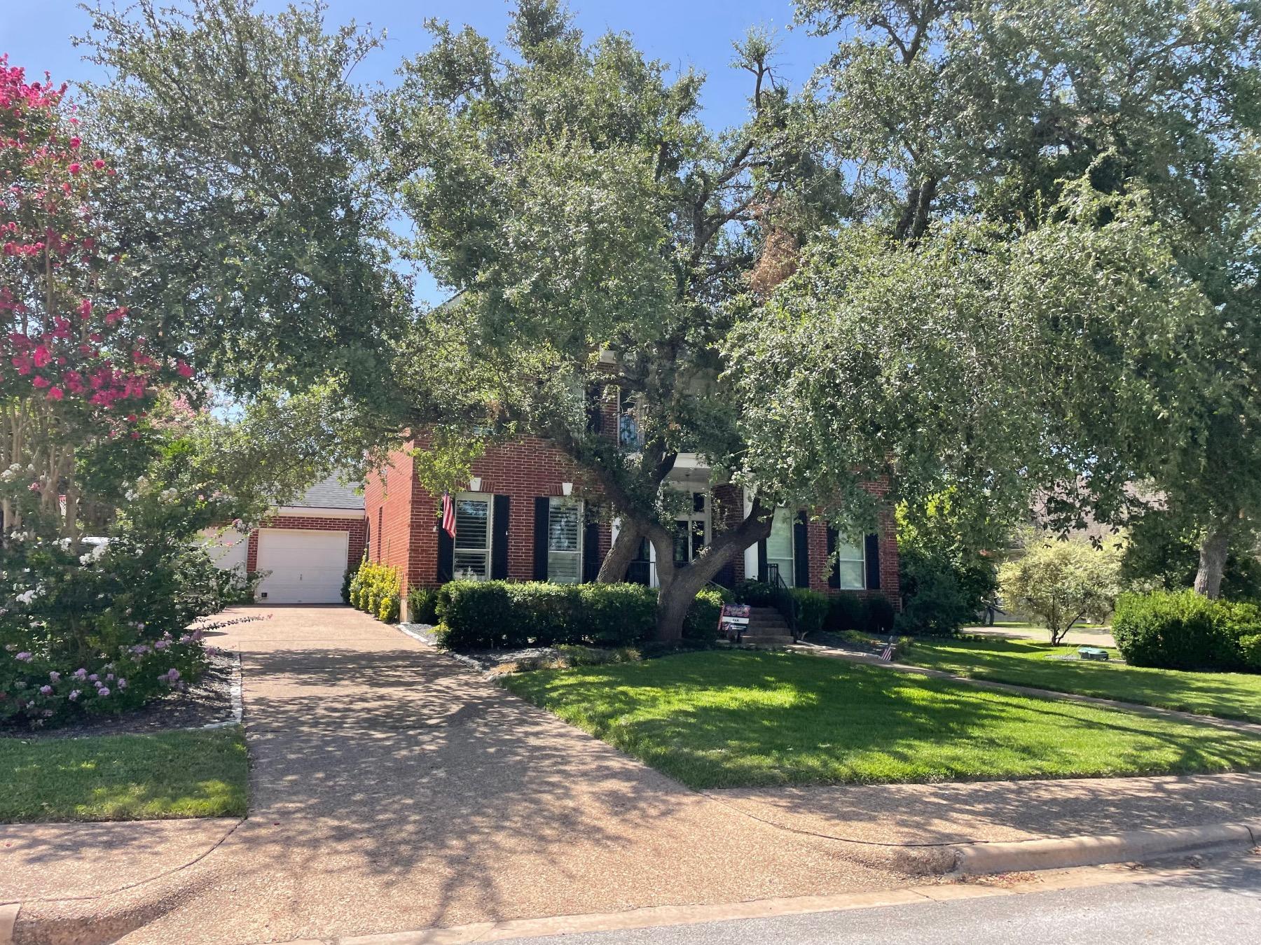 Barton Creek west home on corner lot Austin tx 78733