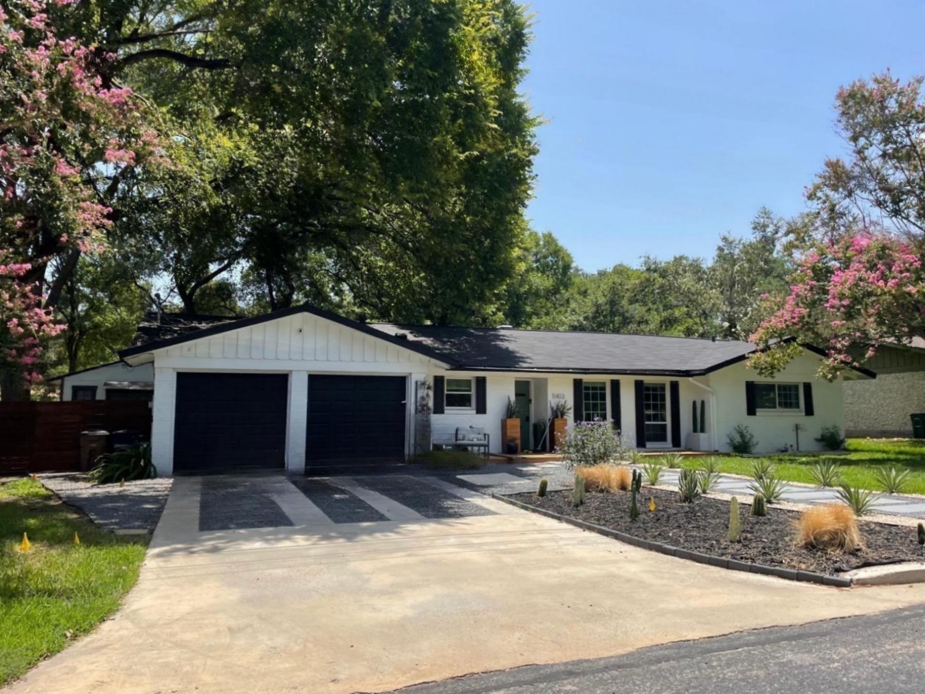 eubank acres one story remodeled home in Austin texas