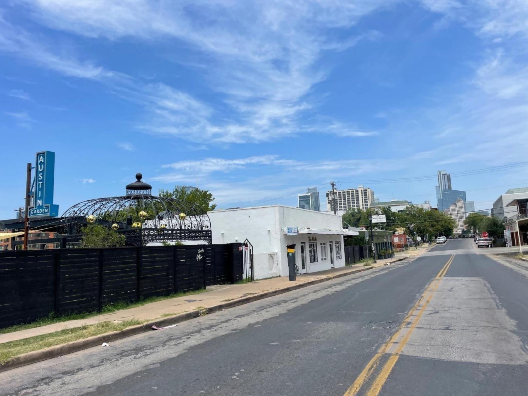 Austin skyline from guadalupe