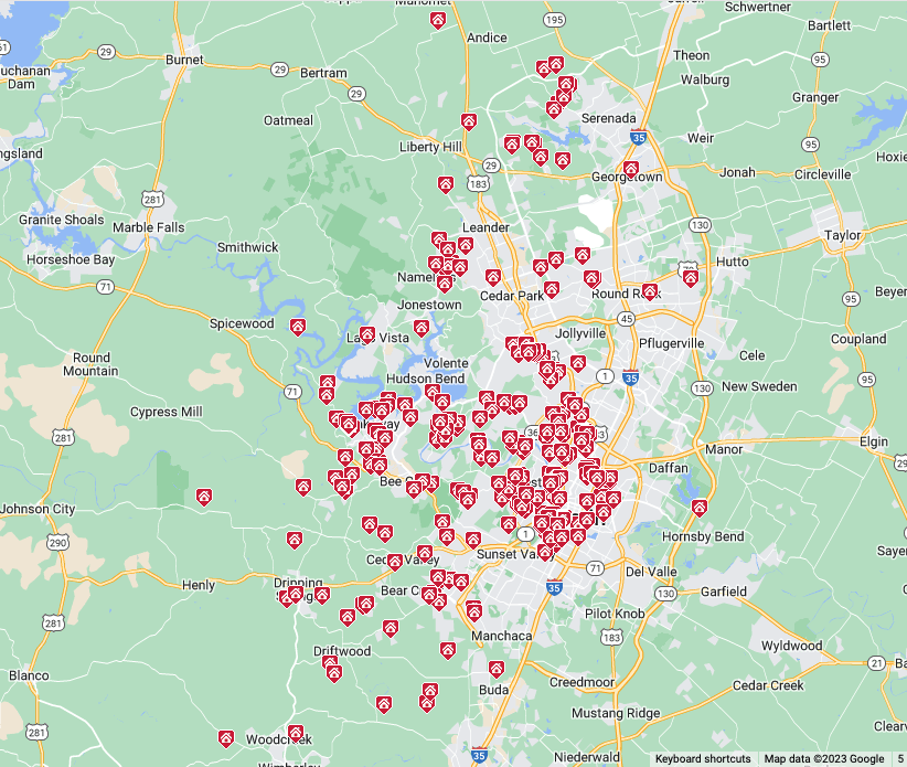 July 2023 Austin luxury home sales