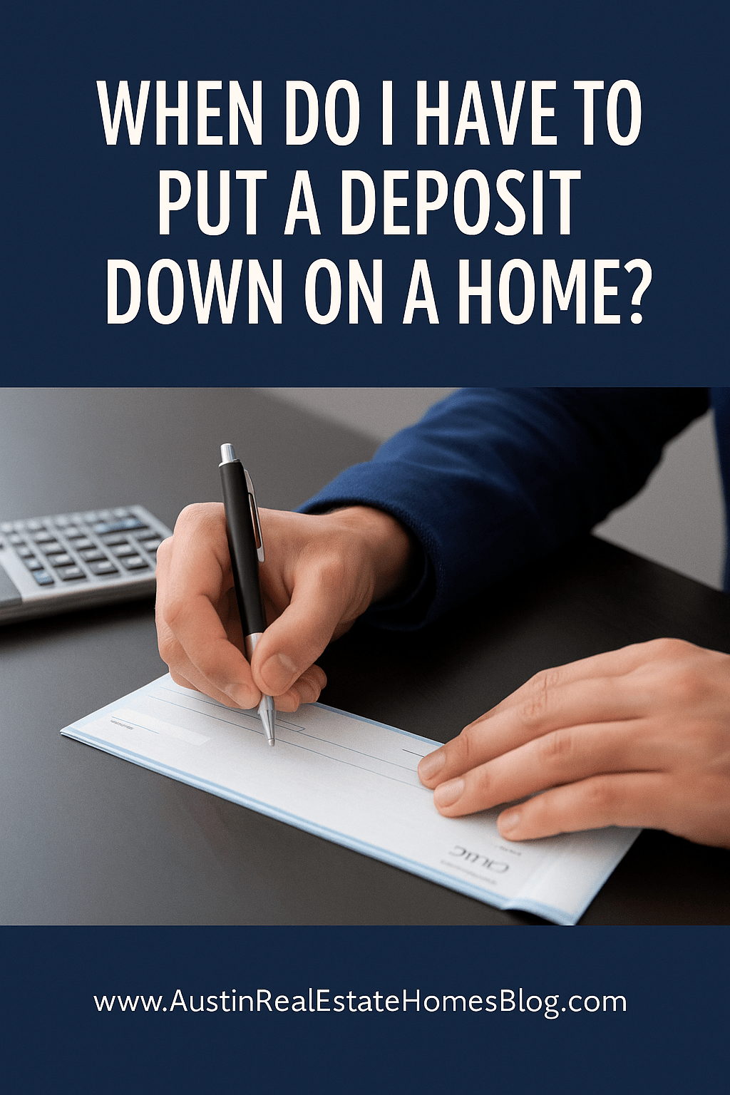 When Do I Have to Put a Deposit Down on a Home?