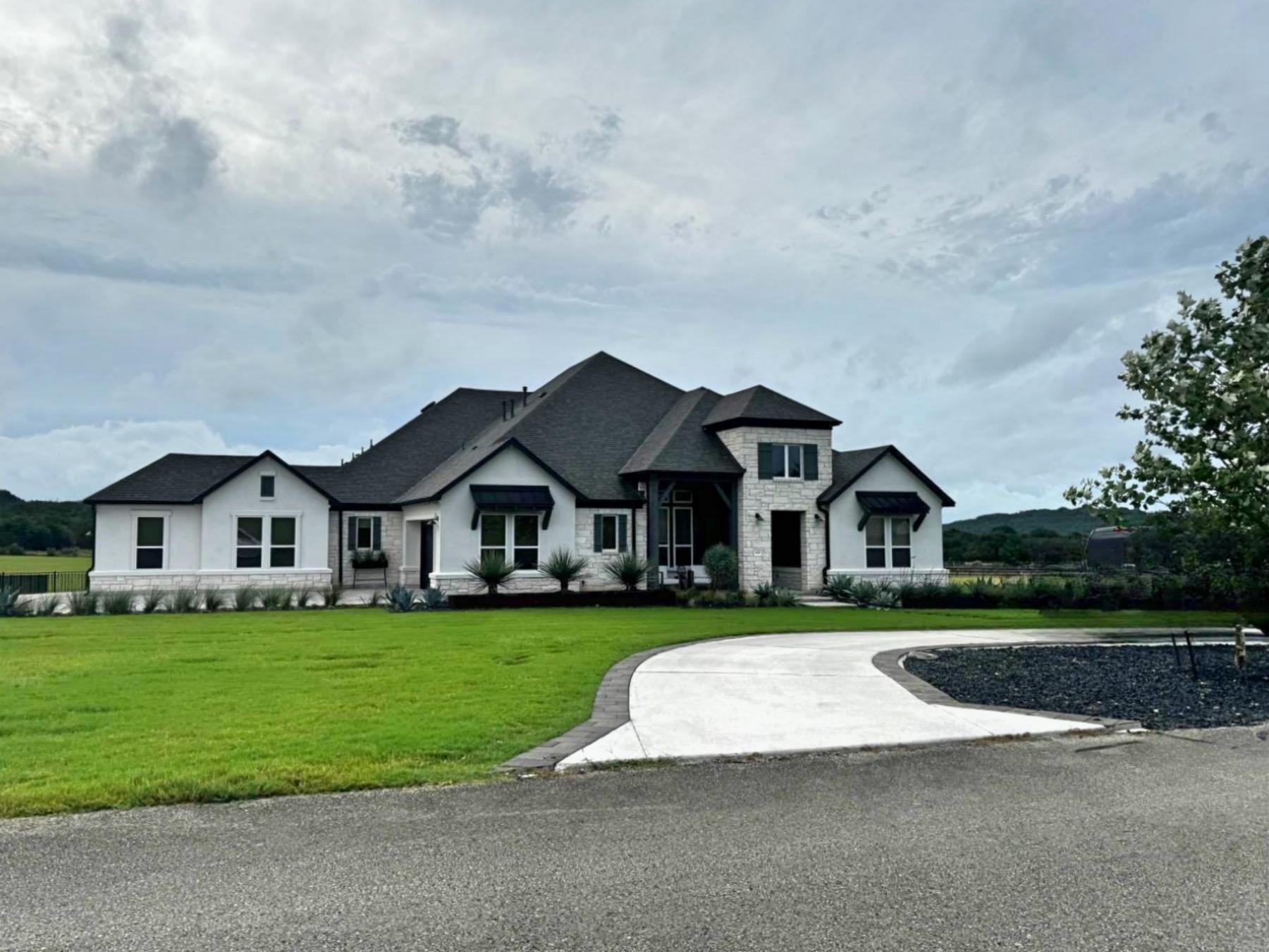 luxury stone home in la ventana driftwood tx