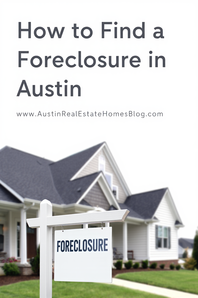 How to Find a Foreclosure in Austin