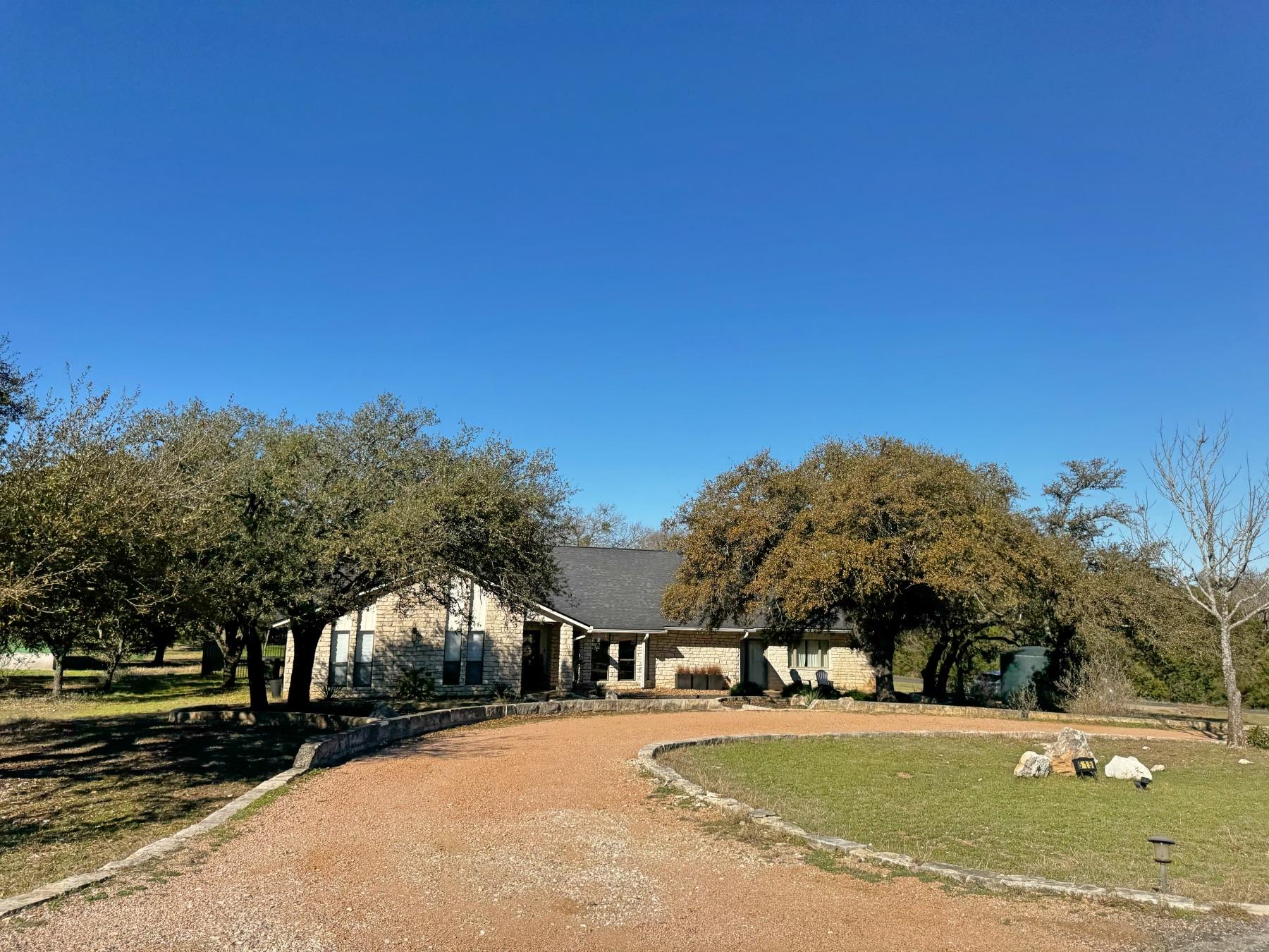 the place home circle gravel driveway cedar park