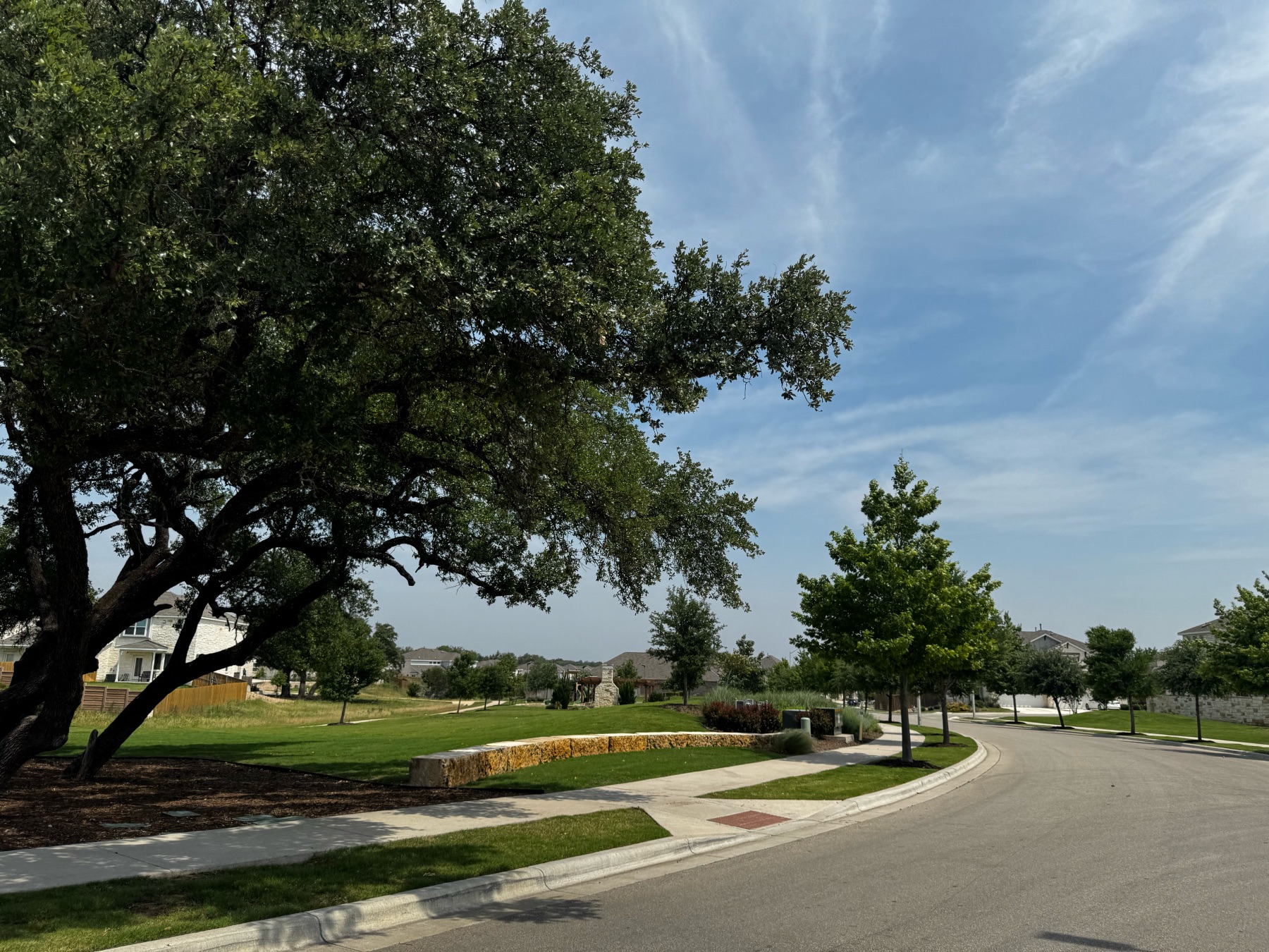 homestead leander neighborhood entrance