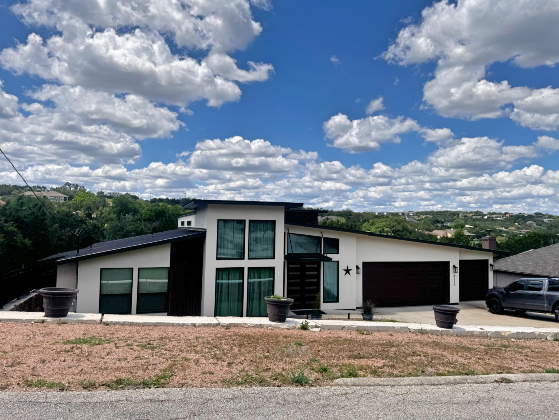 modern home in highland lake estates lago vista
