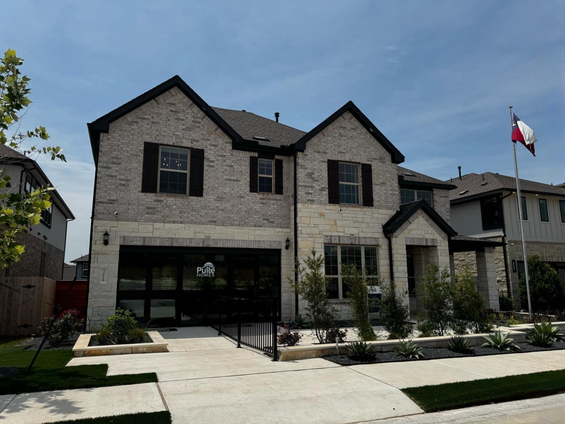 pulte model home bluffview reserve leander tx