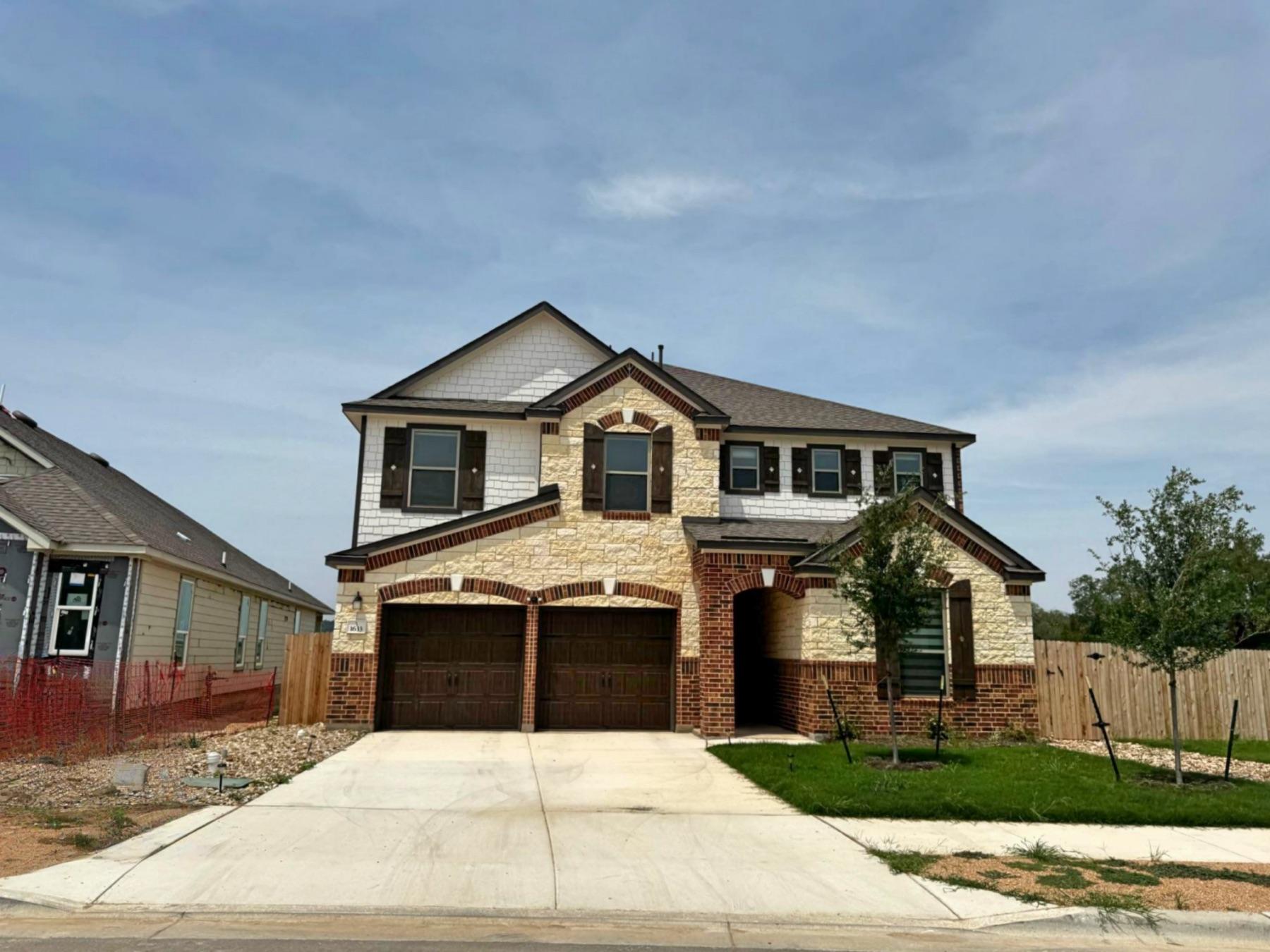 river bluff brick stone home leander tx