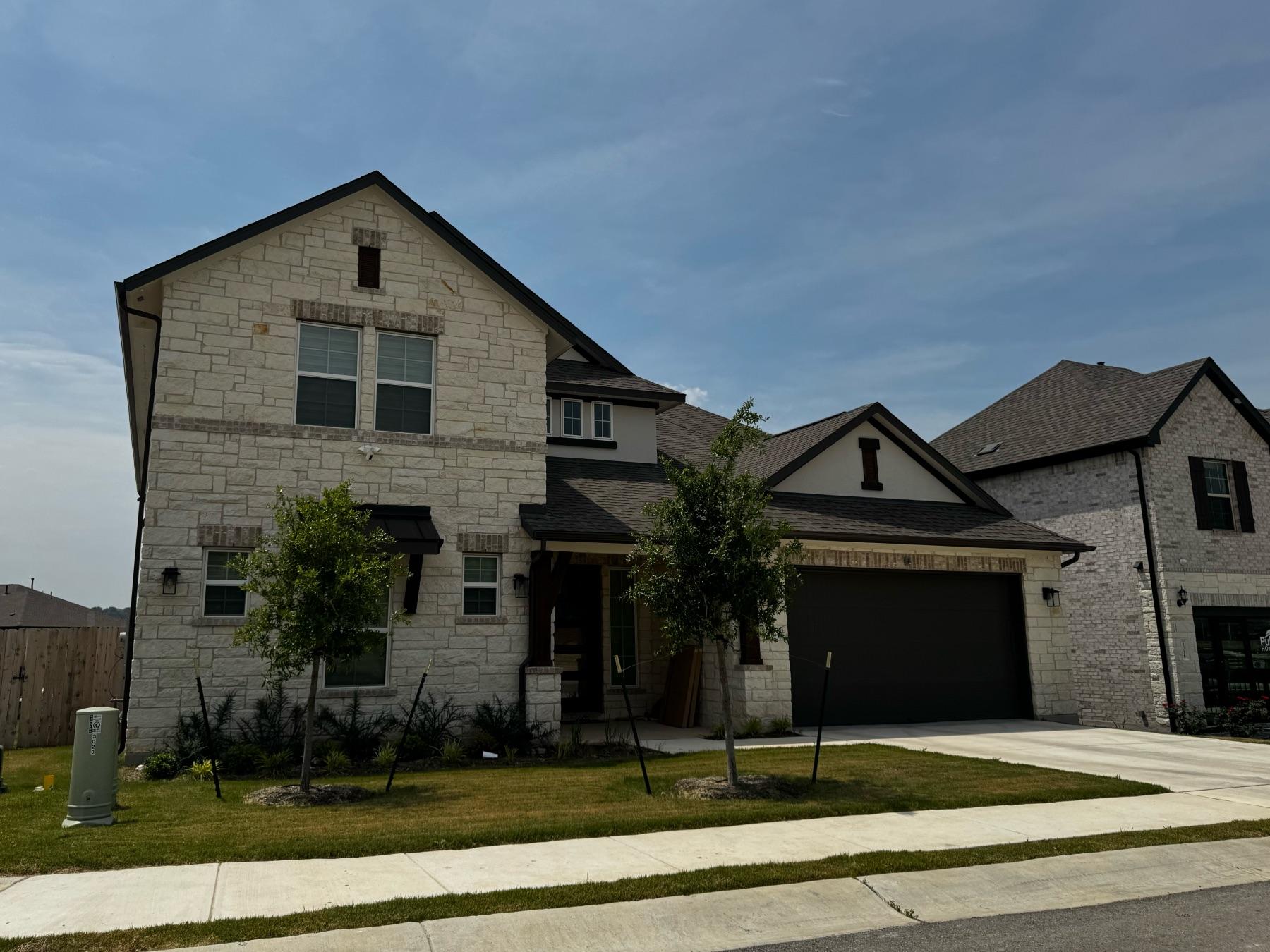 stone home in bluffview reserve leander texas