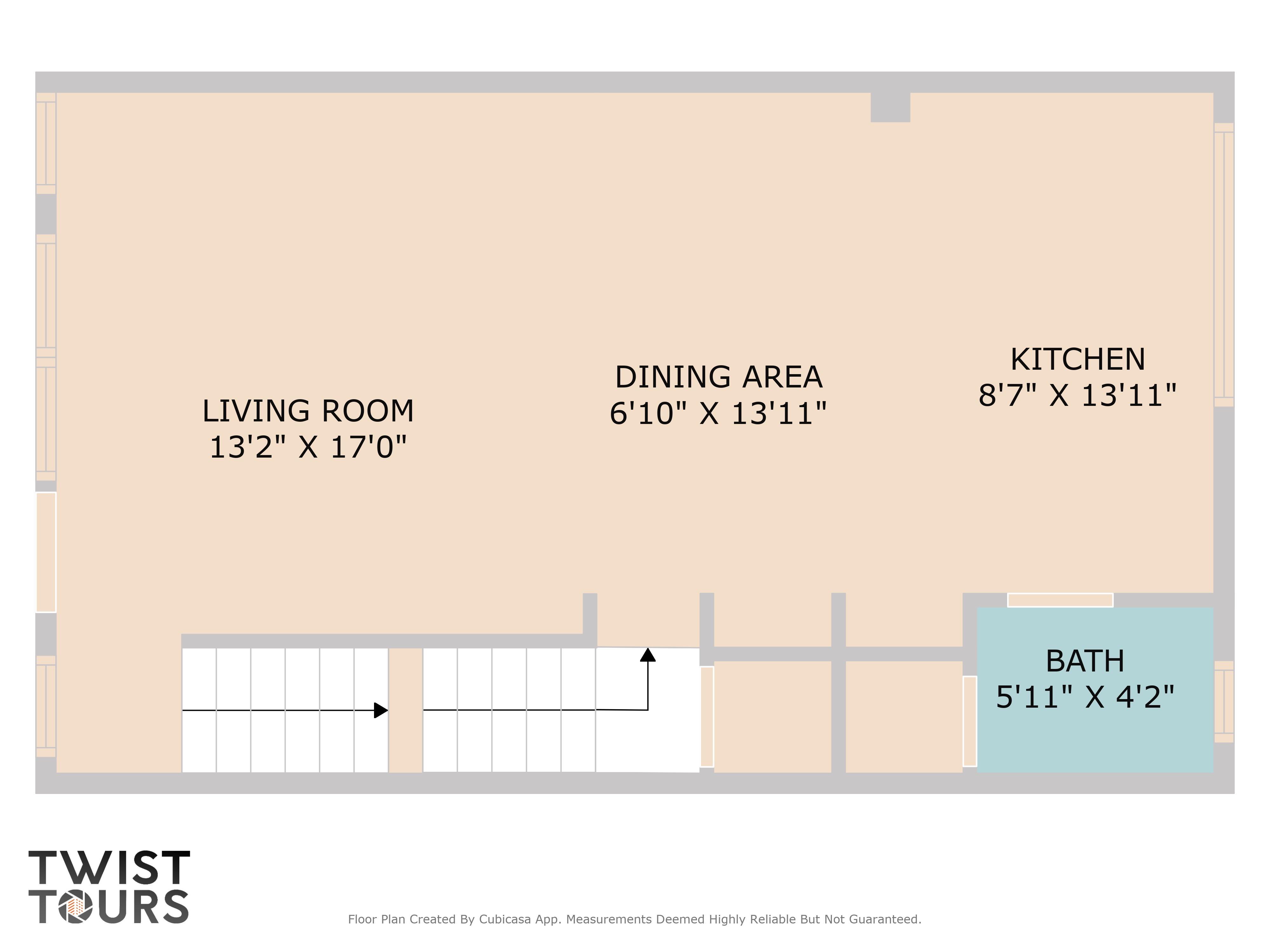 1115 Kinney Ave 6 Austin TX 78704 2nd floor floor plan