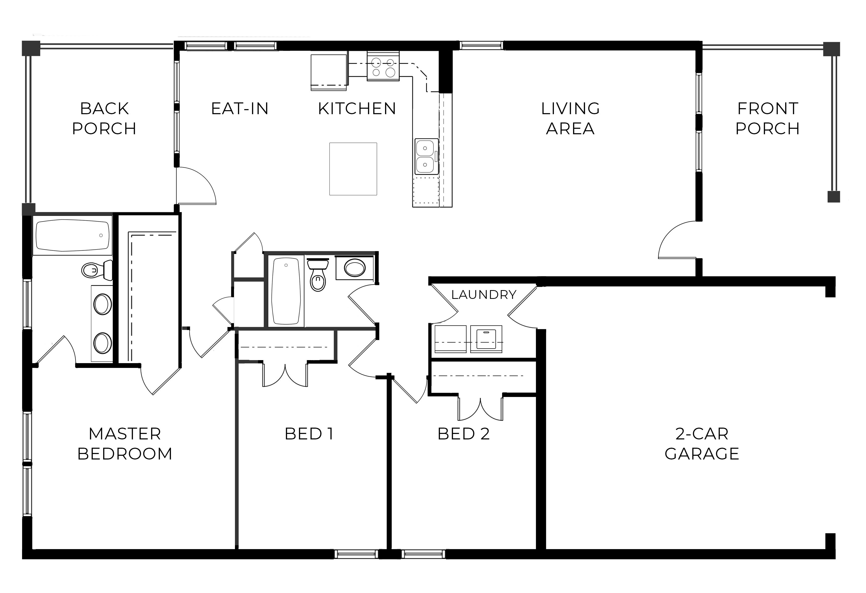 21003 Dodge Trail Lago Vista TX 78645 Floorplan
